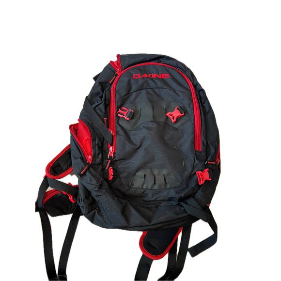Dakine Poacher Black Red 36L Backpack - Picture 1 of 5
